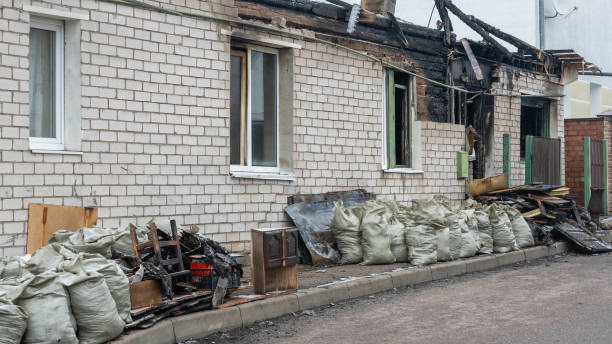 Professional Fire Damage Repair technician working in Abingdon, MD
